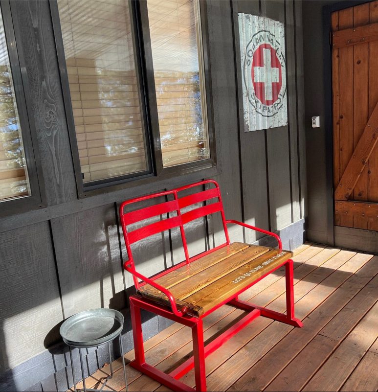 Original Lift from Breckenridge, CO -2-person ski chairlift - powder