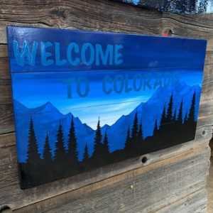Welcome To Colorado Wall Art