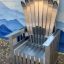Stainless steel Adirondack ski throne