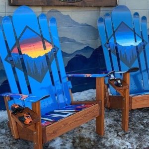 Black diamond hybrid Adirondack ski/snowboard chairs