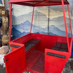 Vintage Vail Gondola Ski Lift Bench