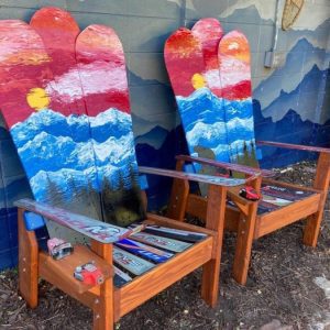 IMG_3926-e1636848848123 Colorado Sunset Mural Adirondack Snowboard Chair Set of 2