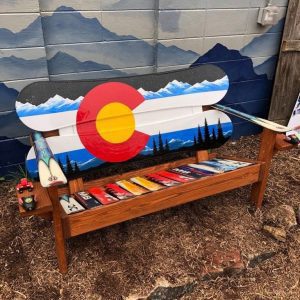 IMG_5201-e1557604473146 Colorado Flag Adirondack Snowboard Bench