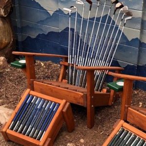 Adirondack Golf Club Chair And ottoman