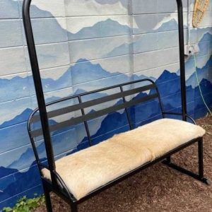 IMG_8284-e1624731805921 Repurposed metal ski lift bench