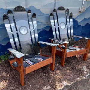 Monochromatic Colorado Mystic mountain hybrid ski/snowboard chair