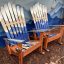Mystic Mountain Adirondack Ski Chairs
