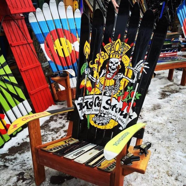 SKA Brewery ski chair