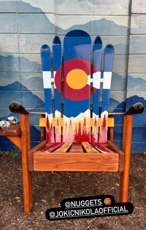 Denver Nuggets Hybrid Ski and Snowboard Chair