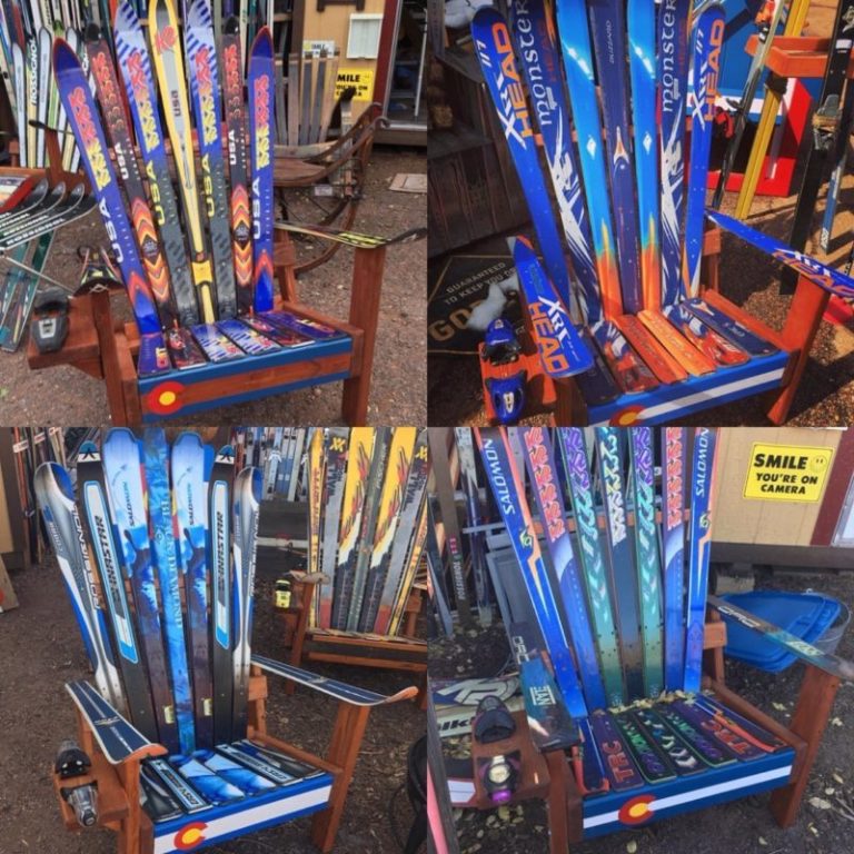 adirondack ski chairs sets