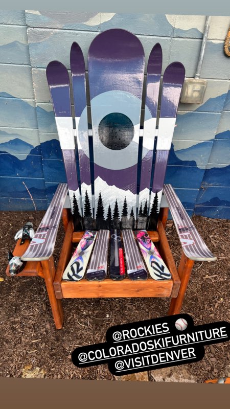 Colorado Baseball Hybrid Ski and Snowboard Chair