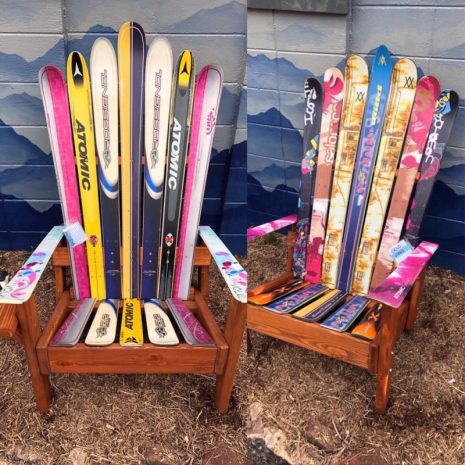 adirondack ski chairs sets