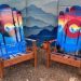 The mountains are calling Colorado hybrid Adirondack ski/snowboard chairs