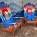 The mountains are calling Colorado hybrid Adirondack ski/snowboard chairs