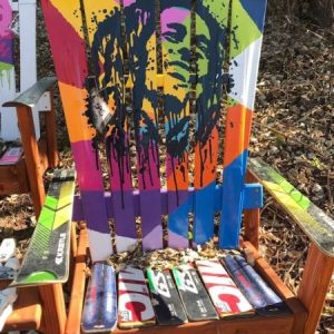 Bob Marley Adirondack Ski Chair
