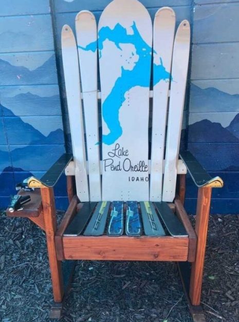 Choose your lake lakehouse hybrid Adirondack ski/snowboard chair