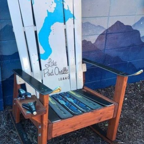 Choose your lake lakehouse hybrid Adirondack ski/snowboard chair