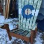 Military Camo Colorado Flag Adirondack Ski Chair