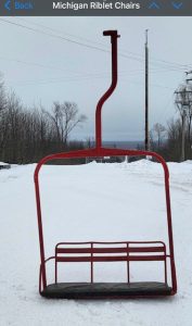 ONLY 3 LEFT - Original 1964 Chairlift Riblet from SnowRiver Resort ...