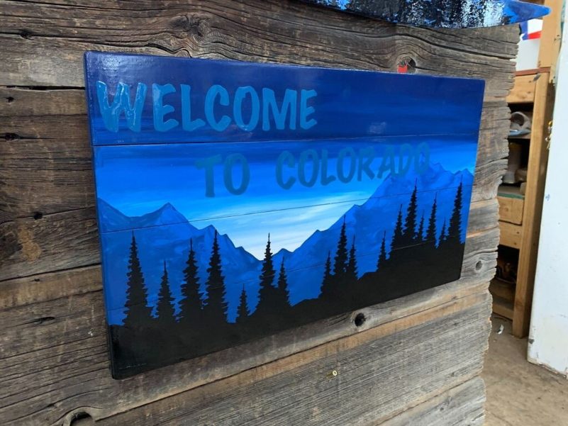 Welcome To Colorado Wall Art