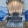 Stainless steel Adirondack ski throne