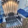 Stainless steel Adirondack ski throne