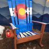 Colorado Flag Adirondack Hybrid Ski & Snowboard Chair