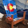 Colorado Flag Adirondack Hybrid Ski & Snowboard Chair