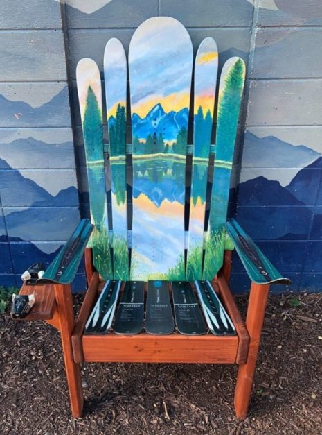 Grand Teton Nation park Hybrid Ski & Snowboard Chair