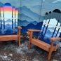 Mystic mountain day/night hybrid Adirondack snowboard chair