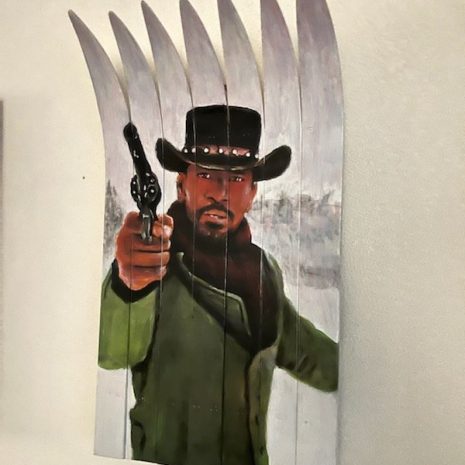 Django Themed Ski Wall Art