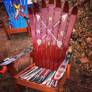 Crossed Arrows Adirondack Ski Chair