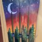 Starry Sunset mountain sky mural ski wall art