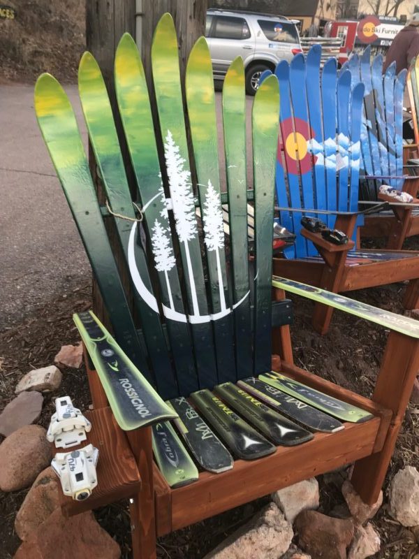 Trees and Wilderness Adirondack Ski Chair