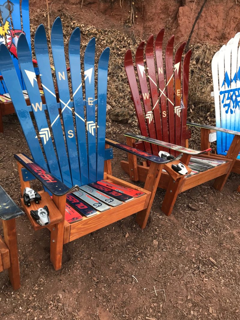 Red white and discount blue adirondack chairs