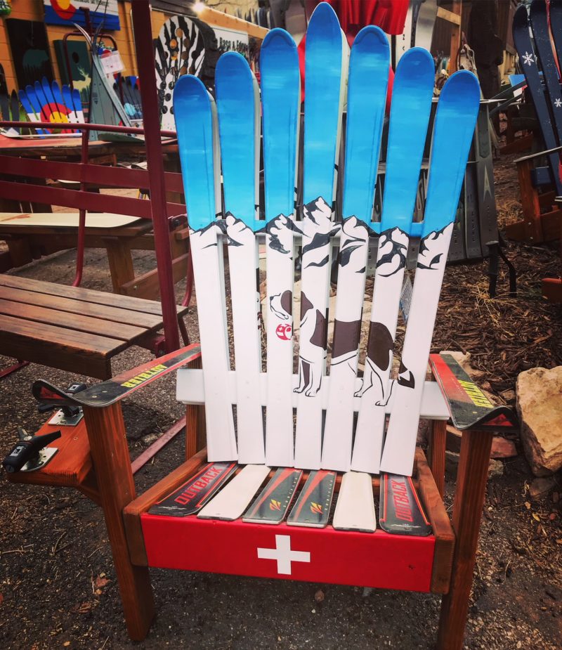 Dog discount adirondack chair