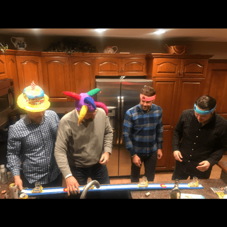 Shot Skis in action