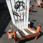 Elvis Presley The King Hand Painted Adirondack Ski Chair Set