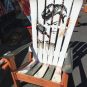Elvis Presley The King Hand Painted Adirondack Ski Chair Set