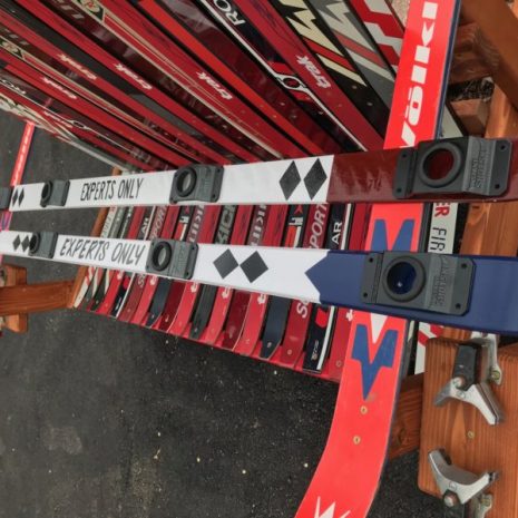 Experts Only Hand Painted Shot Ski