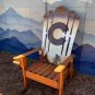 Brown Bigfoot Adirondack ski chair