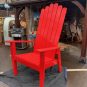Extra large Adirondack red chair