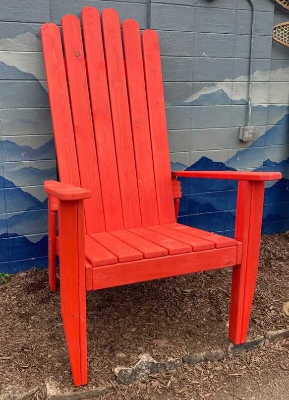 Giant XXL Extra Wide Chair, Stained Any Color Adirondack Chair