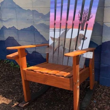 IMG_6802-e1621722199176 Hand painted Labrador ski chair rocker