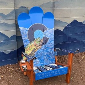 Colorado Flag Bass Hybrid Ski & Snowboard Chair