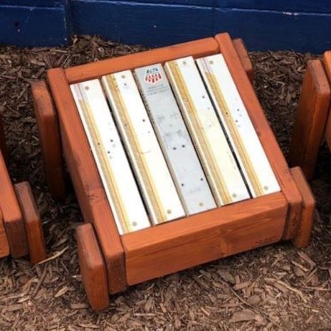 IMG_7731 Unpainted Ski Ottoman - White