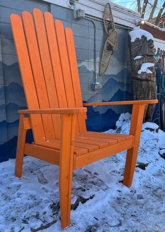 72 or 84 (6 or 7 feet) Tall Giant Oversized Custom STAINED Adirondack  chair