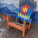 Northern Lights Colorado Ski Rocking Chair