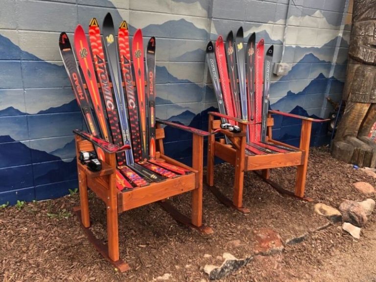 Set of (2) – Ski Rocking Chairs