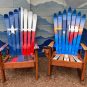 Texas flag mural ski chair set